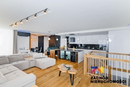Nieruchomości Zielona Góra - Luksusowy apartament 2 poziomy 100m, sauna, garaż